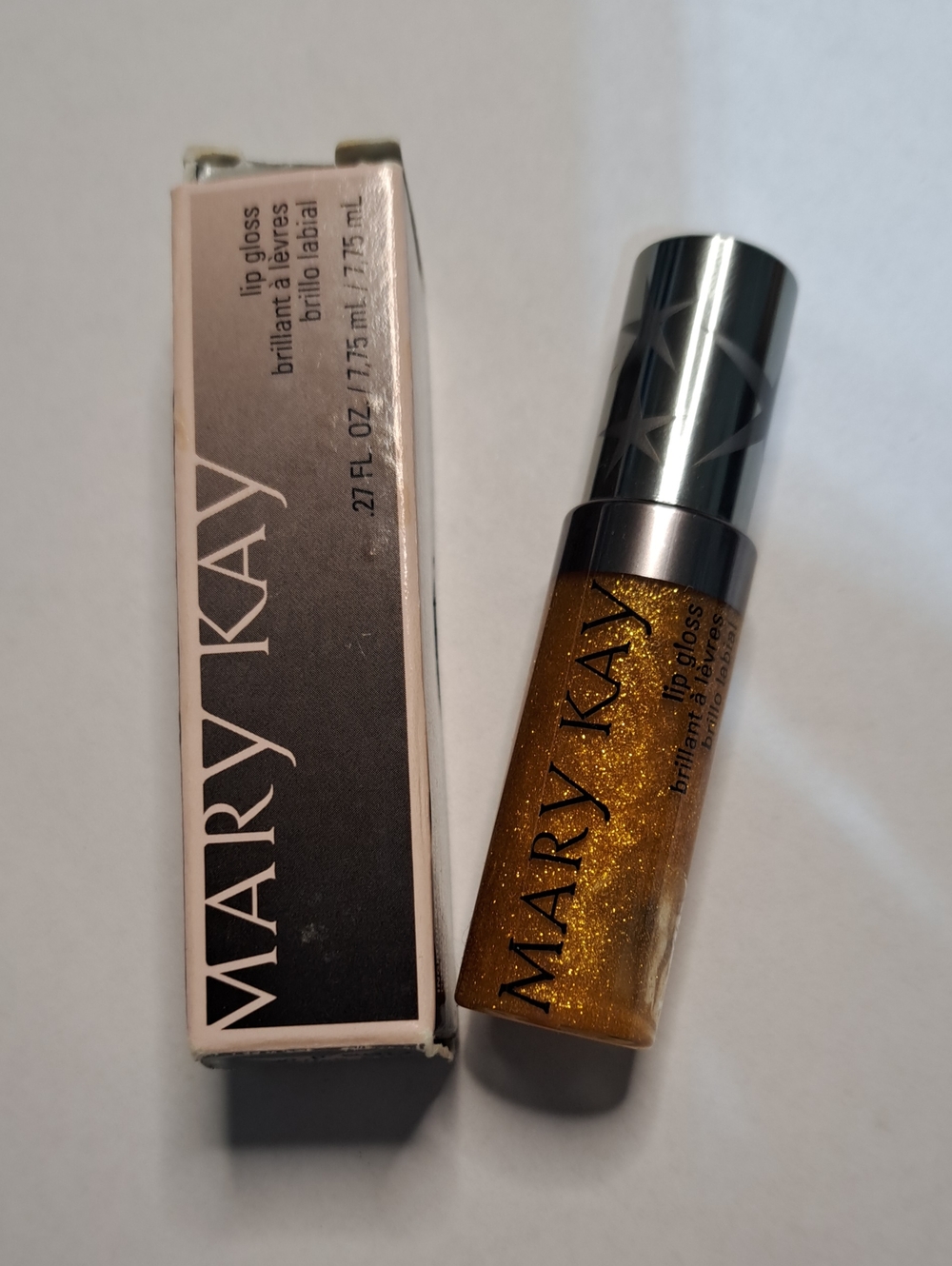 Mary Kay Gold Glitter Lip Gloss - Gold Sequins